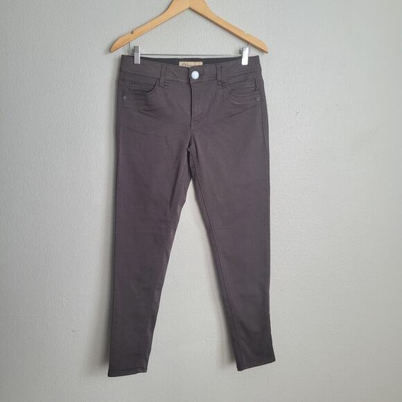 Democracy Womens Ab Technology Jeans Size 6 Brown Booty Lift Mid Rise Stretch - Picture 1 of 10